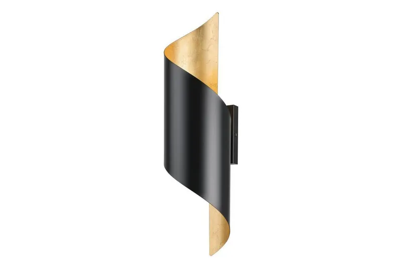 Vägglampa Eglo Jabaloyas Svart/Guld