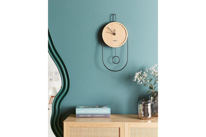 Pendelur Sierre Ljus trä/svart - Ljus trä/svart - Products - Inredning - Väggdekor - Väggklocka & väggur - Urverk till väggklocka