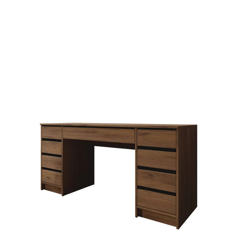 Harland Skrivbord 154 cm - brun - Products - Möbler - Bord & matgrupp - Kontorsbord - Datorbord