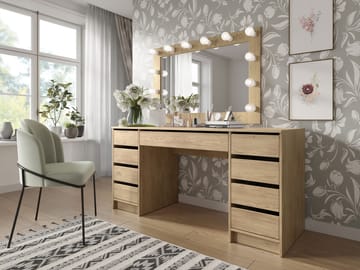 Harland Skrivbord 154 cm - ljusbrun - Products - Möbler - Bord & matgrupp - Kontorsbord - Datorbord