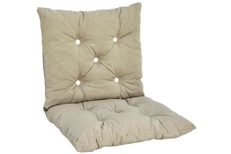 Lågvik Flockdyna 56x63 cm Beige - FRITAB - Products - Utemöbler & utemiljö - Dynor - Övriga dynor