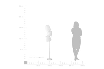 Grande Golvlampa 164 cm - Vit - Products - Belysning - Lampor & belysning inomhus - Golvlampa