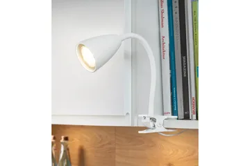 Wanda klämlampa GU10 mattvit - Matt vit - Products - Belysning - Lampor & belysning inomhus - Läslampa