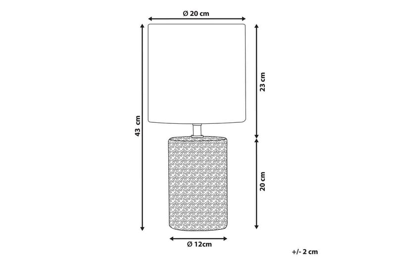 Pyskalo Bordslampa 43 cm E14 - Brun/Beige - Products - Belysning - Lampor & belysning inomhus - Sovrumslampa - Sänglampa - Sängbordslampa