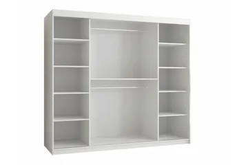 Dunvegan Garderob m. Spegel - Svart - Products - Förvaring - Garderober & garderobssystem