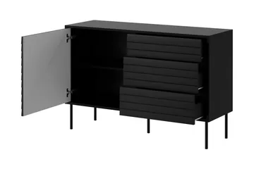 Belonger Byrå 120 cm - Svart - Products - Förvaring - Förvaringsmöbler - Byrå