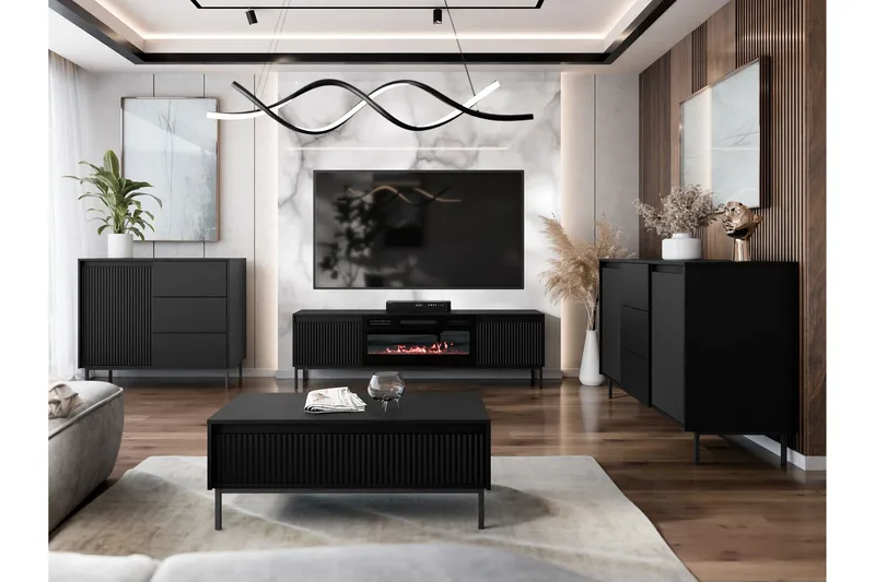 Bjurholm Möbelset För Vardagsrum - Vit - Products - Förvaring - Förvaringsmöbler - Möbelset för vardagsrum