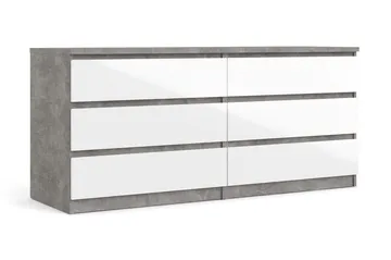 Salomns Byrå 50x154 cm - Vit|Grå - Products - Förvaring - Förvaringsmöbler - Byrå - Hallbyrå