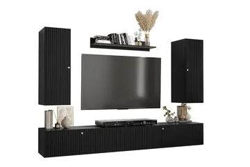 Dunvegan Möbelset För Vardagsrum Black - Products - Förvaring - Förvaringsmöbler - Möbelset för vardagsrum