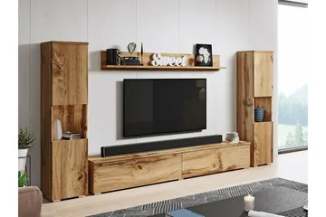 Galbally Möbelset För Vardagsrum Brown - Products - Förvaring - Förvaringsmöbler - Möbelset för vardagsrum