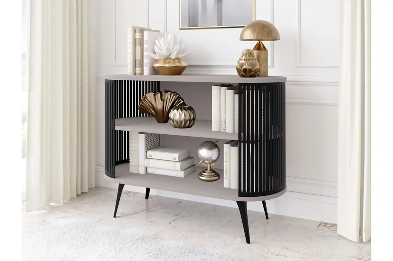 Galia Skänk 120x40 cm - Svart/Beige - Products - Förvaring - Förvaringsmöbler - Sideboard & skänk