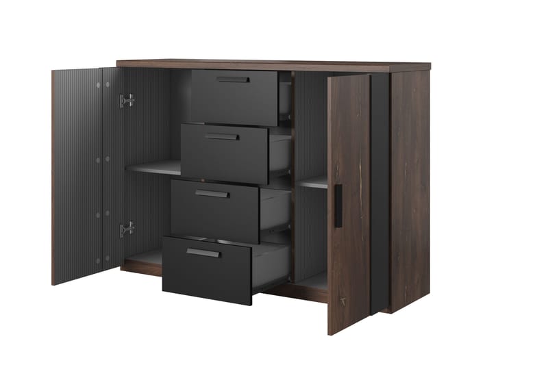 Joannie Förvaringskista 132 cm - Mörkbrun/Svart - Products - Förvaring - Förvaringsmöbler - Förvaringskista & sängkista