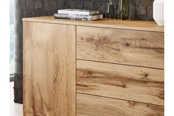 Kankuro Byrå 111x68 cm - Natur/Vit - Products - Förvaring - Förvaringsmöbler - Byrå