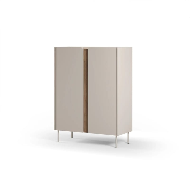 Lomar Sideboard 90x120,4x40,5 cm, Santstone, naturfärgad ek