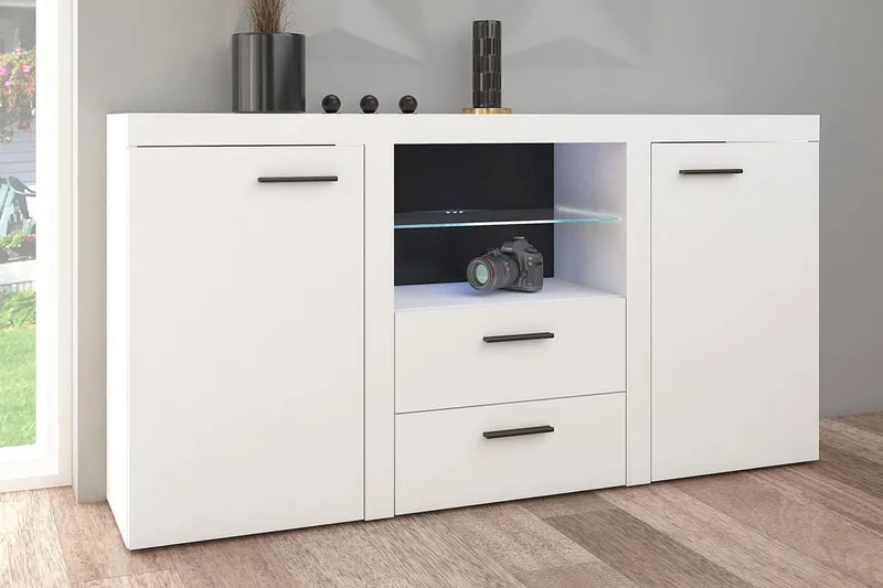 Rumba Skänk 157x40x81 cm - Vit - Products - Förvaring - Förvaringsmöbler - Sideboard & skänk