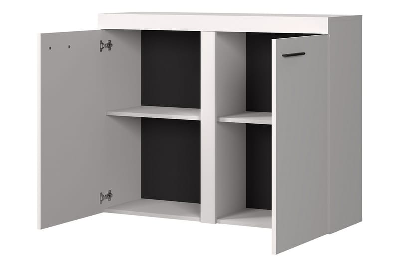 Rumba Skänk 97,2x40,3x82 cm LED-belysning - Beige/Brun/Grå - Products - Förvaring - Förvaringsmöbler - Sideboard & skänk