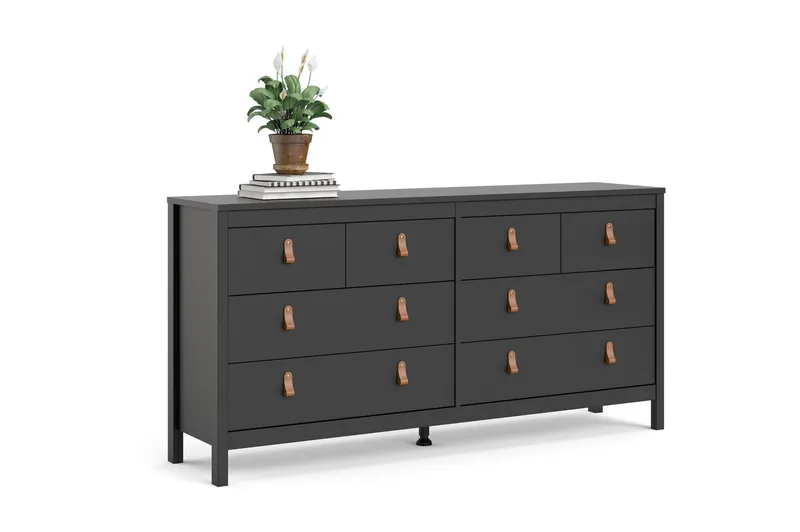 Vallvidera Byrå 38x159 cm - Svart - Products - Förvaring - Förvaringsmöbler - Byrå