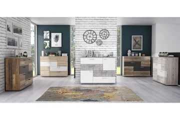 Waunifor Byrå 125 cm - Brun - Products - Förvaring - Förvaringsmöbler - Byrå