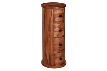 Willowdale Sideboard 35 cm 4 Lådor Runt - Brun - Products - Förvaring - Förvaringsmöbler - Sideboard & skänk