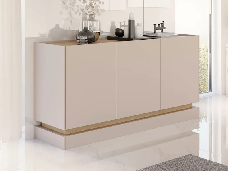 Zelric Skänk 160x37 cm - Beige - Products - Förvaring - Förvaringsmöbler - Sideboard & skänk
