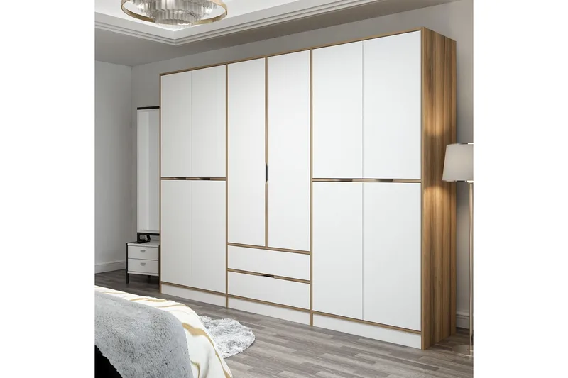Munna Garderob 270 cm - Vit - Products - Förvaring - Garderober & garderobssystem - Garderobsskåp