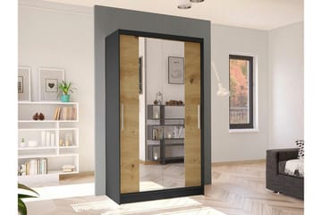 Glenmore Garderob m. Spegel Black - Products - Förvaring - Garderober & garderobssystem