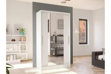 Glenmore Garderob m. Spegel White - Products - Förvaring - Garderober & garderobssystem