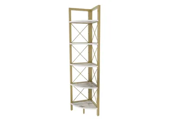 Desgrar Bokhylla 30,5x160 cm - Guld - Products - Förvaring - Hylla - Hörnhylla