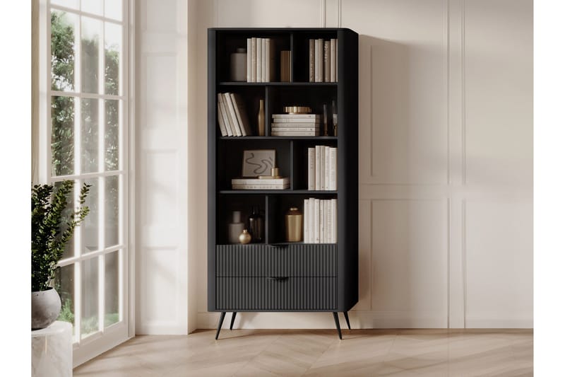 Forba Bokhylla 88 cm - Svart - Products - Förvaring - Hylla - Bokhylla
