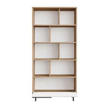 Nilena Bokhylla 83,9x175,6x29,5 cm - Ek och vitt - Products - Förvaring - Hylla - Bokhylla