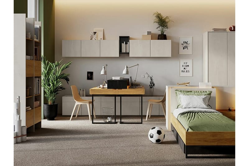 Rathmore Bokhylla 44x40 cm Light wood - Products - Förvaring - Hylla - Bokhylla