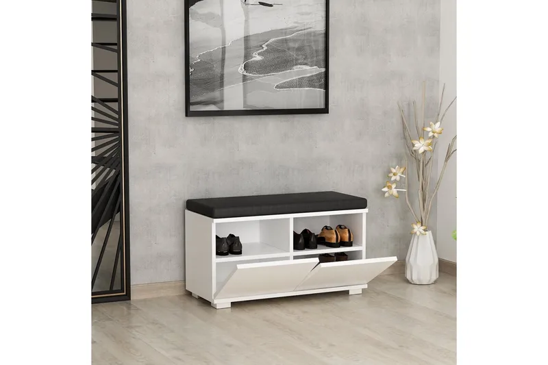 Drago Skoskåp 80 cm - Vit - Products - Förvaring - Skåp - Förvaringsskåp