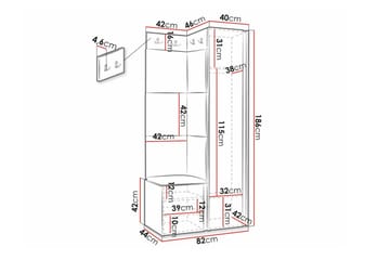 Dunvegan Highboard Black - Products - Förvaring - Skåp - Förvaringsskåp