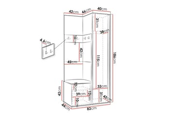 Dunvegan Highboard White - Products - Förvaring - Skåp - Förvaringsskåp