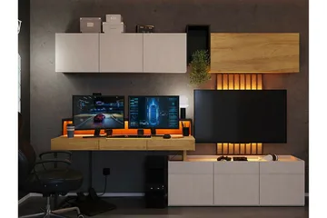 Rathmore Highboard Ljusgrå - Products - Förvaring - Skåp - Förvaringsskåp