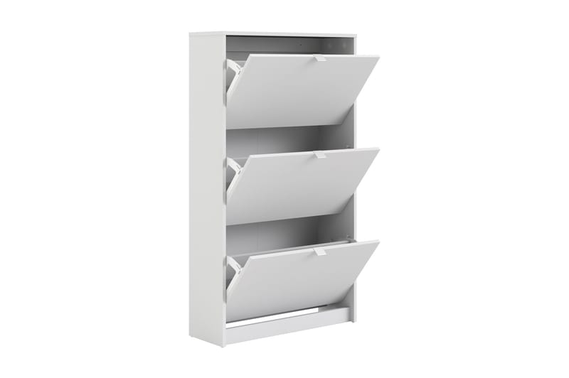 Shoey Skoskåp 3 Fack - Vit - Products - Förvaring - Skåp - Förvaringsskåp