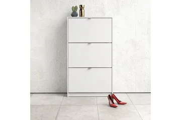 Shoey Skoskåp 3 Fack - Vit - Products - Förvaring - Skåp - Förvaringsskåp