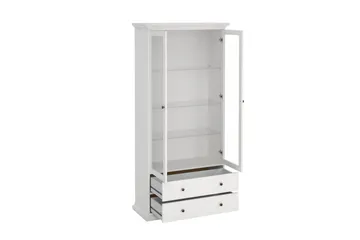 Shoiba Vitrinskåp 96x201 cm - Vit - Products - Förvaring - Skåp - Vitrinskåp