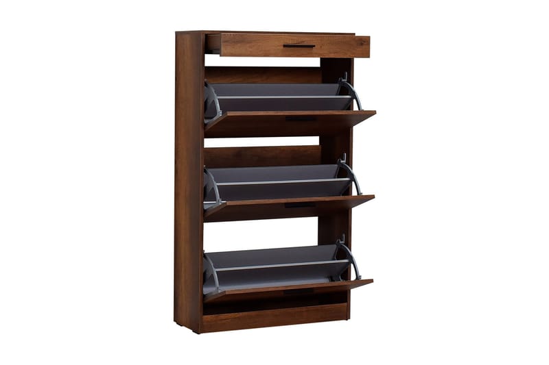 Skoskåp 75x128 cm - Valn öt - Products - Förvaring - Skåp - Förvaringsskåp