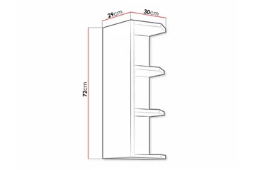 Templemore Köksskåp 30 cm - Vit - Products - Förvaring - Skåp - Förvaringsskåp
