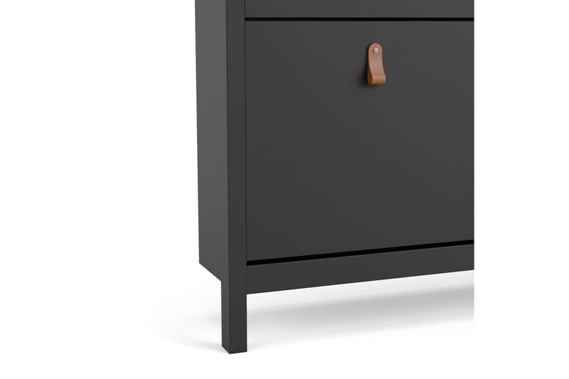 Vallvidera Skoskåp 25x102 cm - Svart/Natur - Products - Förvaring - Skåp - Förvaringsskåp