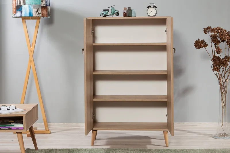 Vellavie Skåp 80 cm Vintage - Brun/Röd - Products - Förvaring - Skåp - Förvaringsskåp