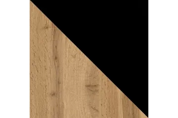 Vitrinskåp 40 cm djup 60 cm bred 193,6 cm hög Trä Ek Glas - Svart|Ek - Products - Förvaring - Skåp - Vitrinskåp