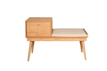 Botkins Skobänk 105 cm - Ek/Cream - Products - Förvaring - Skoförvaring - Skobänk & skohylla med bänk