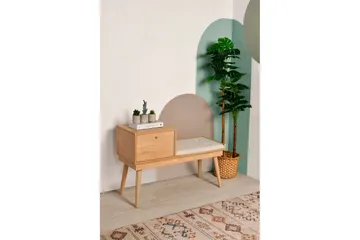 Botkins Skobänk 105 cm - Ek/Cream - Products - Förvaring - Skoförvaring - Skobänk & skohylla med bänk