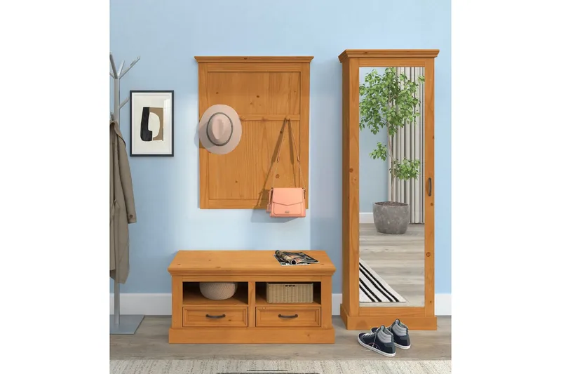 Selma Skobänk 100 cm - Natur - Products - Förvaring - Skoförvaring - Skobänk & skohylla med bänk