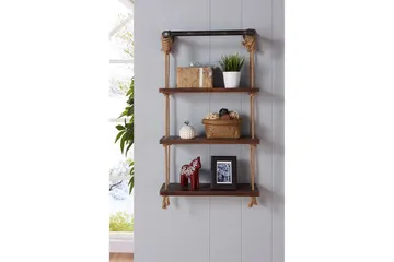Evila Rephylla 3 Hyllor - Trä/Svart - Products - Förvaring - Småförvaring - Väggförvaring