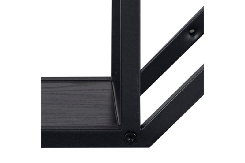 Hasslevik Vägghylla 77x20 cm 4 Hyllor - Svart/Matt Svart - Products - Förvaring - Småförvaring - Väggförvaring