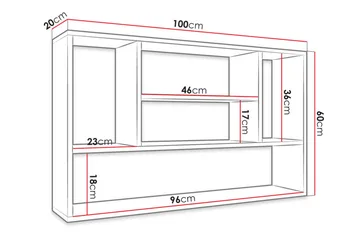 Hylla 100 cm - Vit - Products - Förvaring - Småförvaring - Väggförvaring