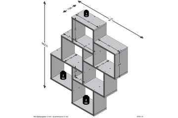 Laurio Vägghylla 81 cm - Ljusbrun - Products - Förvaring - Småförvaring - Väggförvaring